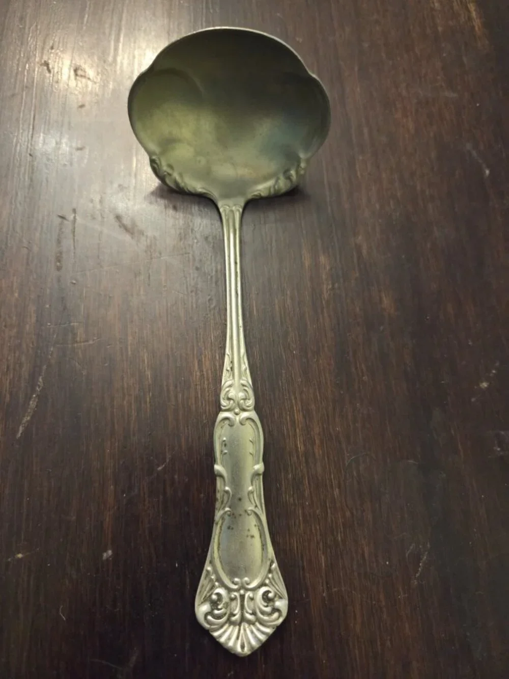 Antique Wm Rogers Oneida Ardsley-Empress Cream Ladle 5 7/8